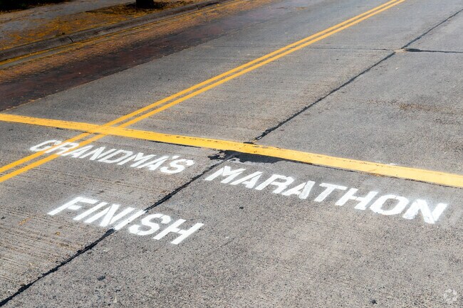 Grandma's Marathon of Downtown Duluth, Minnesota is a huge runners' event and fundraiser.