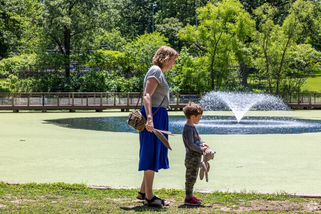 Locals love spending time with the kids at Antioch Park.