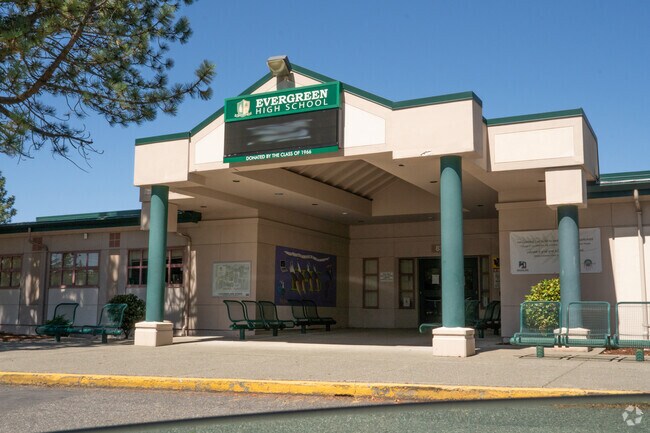 Evergreen High School is located in the Highline neighborhood of Seattle.