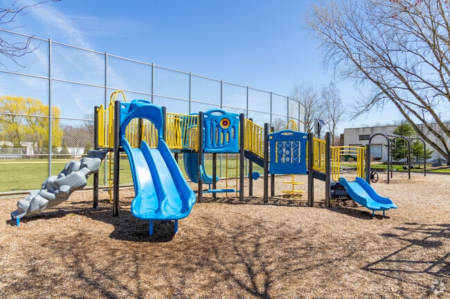 Children of all ages can enjoy the playground at John L Hogan Memorial Park in Northvale, NJ.