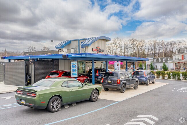 The locally owned Seven Brew drive-through near Springmont is a popular morning stop for residents.