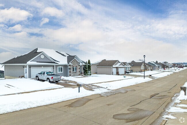 New construction homes can be found in subdivisions on the outskirts of Anamosa.