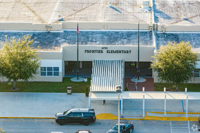 Frontier elementary main entrance.