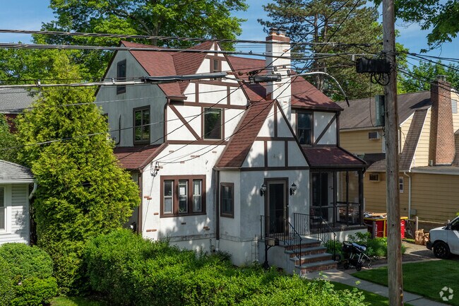 Tudor homes in White Plains add classic charm to residential blocks.