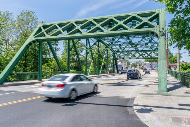 This bridge crosses over the Yellow Breeches Creek into New Cumberland.