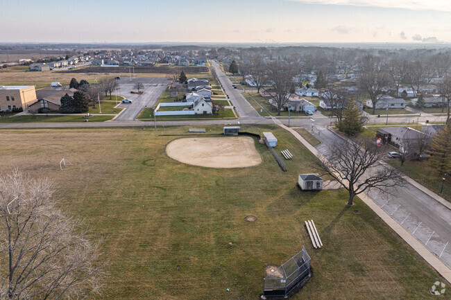 Baseball and softball are available to the students of Minooka Elementary School.