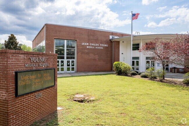 Jean Childs Young Middle School Has Over 870 Students.