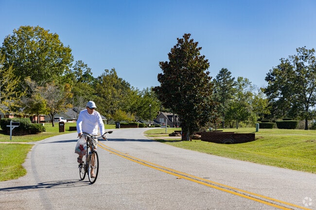 Doublegate residents enjoy biking the neighborhood streets.