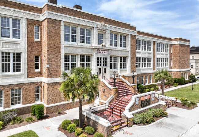 Students from Forest Hills North finish their education at New Hanover High School.