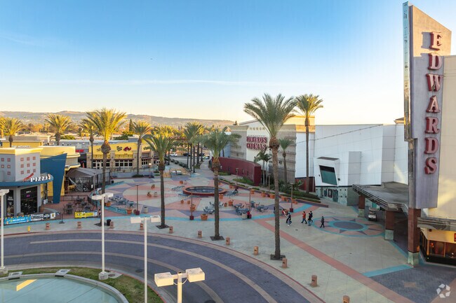 The Lakes Mall is an open-air center with dining, shops, and a movie theater.