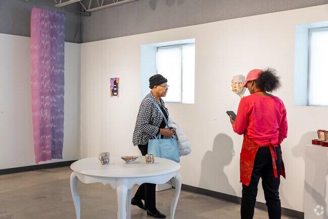 Local art shows are popular in the  Englewood Arts District.