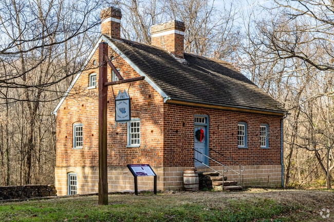 A 1782 Moravian building adds historic charm near Stonewall-Salemtowne.