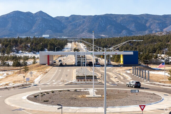 The Air Force Academy is just west of Middle Creek.
