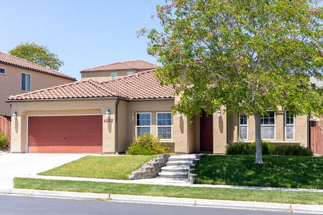 Spanish style homes are popular in Vandenberg Village.
