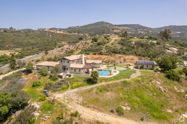Many homes in Jamul have mountain views.