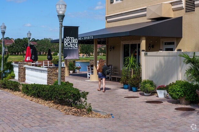 Bistro 424 offers great food and ambiance in Venetian Bay town square.