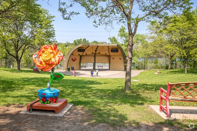 The Frank Rog Amphitheatre is home to Roseville's free summer concert series.