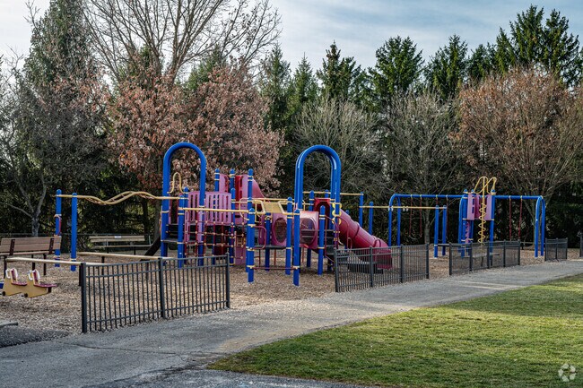 Students looking to play after lunch can at the playground at Eisenhower Elementary School.