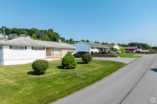 There are rows of ranch styles homes in Altoona.