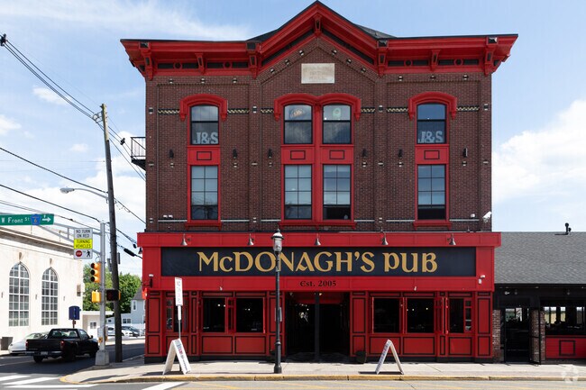 McDonagh's Pub in Keyport serves fish and chips and local brews in a historic setting.