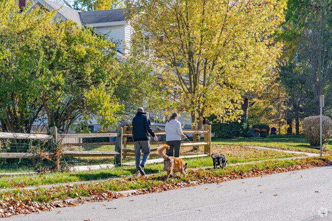 College Hill can safely walk their beloved pets on the residential street sidewalks.