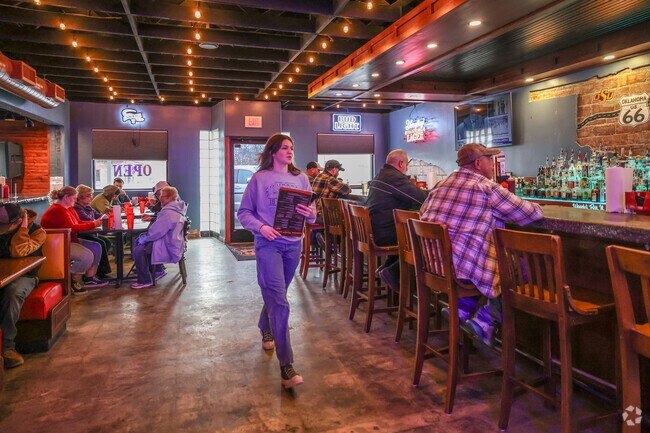 Miami has a lot of options for dining and entertainment including Woody's Bar and Grill.