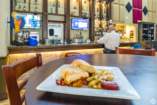 Stop into Luigi's Bistro for a hot sandwich near Somers Pointe.