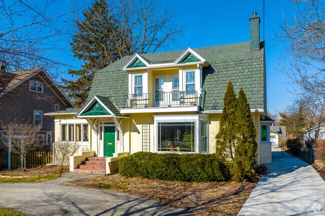 Unique colors help some Ingersoll Park homes stand out.