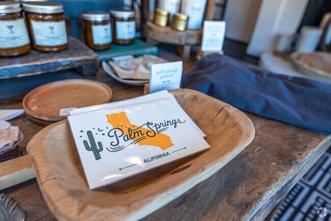 Check out the goods at Thick as Thieves in Downtown Palm Springs near Araby Cove.