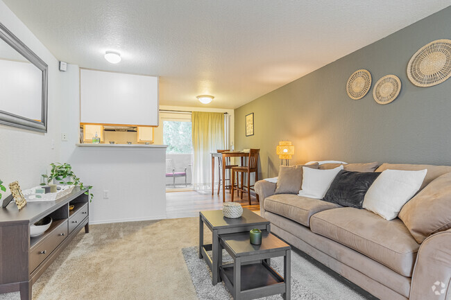 2BR, 1BA - 821SF Living Room