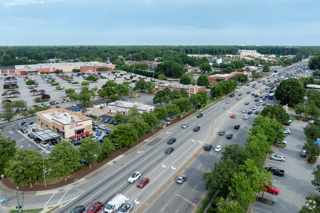 I-64 quickly connects Saunders residents to retail shopping on Victory boulevard.