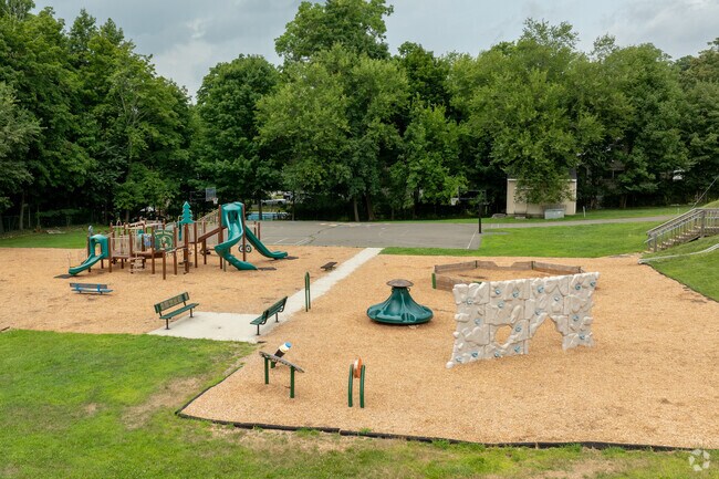 Mahwah students at Betsy Ross Elementary School have a well-kept playground on school grounds.