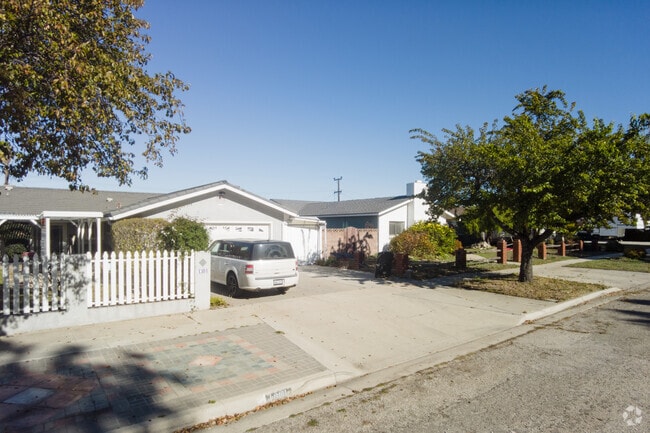 Row of homes in West Lompoc.