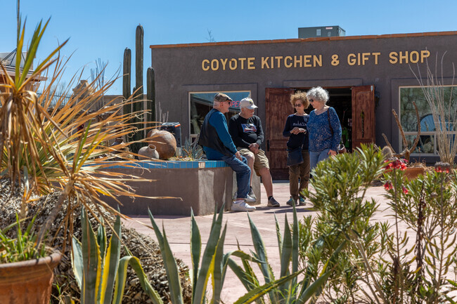 San Xavier del Bac Mission features a variety of shops near Drexel Heights.