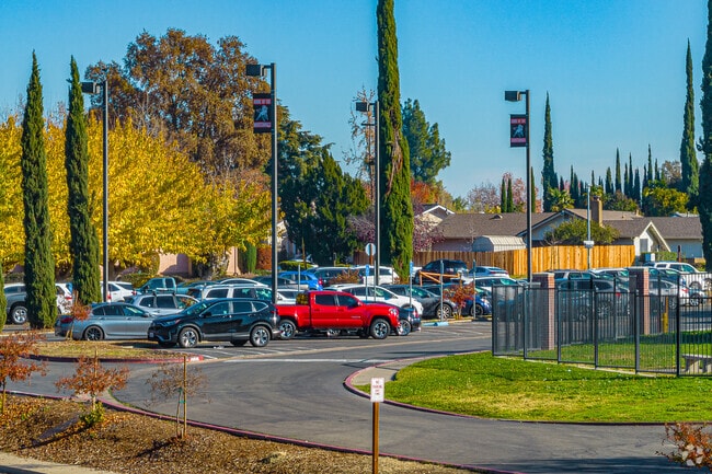 Plenty of parking can be found at Foothill High School.