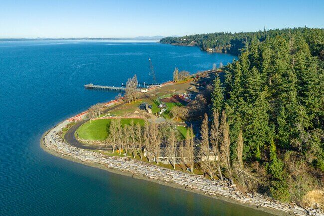 Walk the beaches at Kayak Point to admire the beautiful Puget Sound.