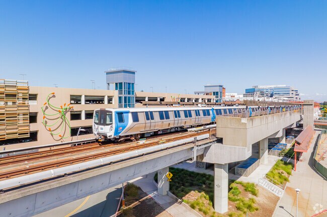 BART is easy to access at the Walnut Creek station near Rancho San Miguel.