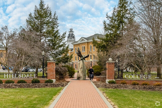 Hillsdale College is a Christian liberal arts college founded in Hillsdale in 1844.