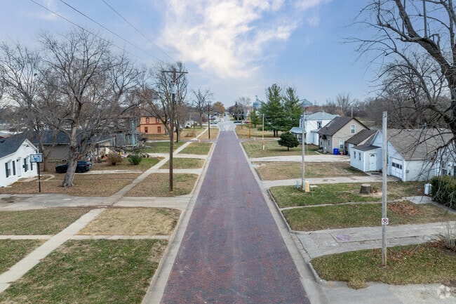 Blair neighborhoods have mature trees and large yards.