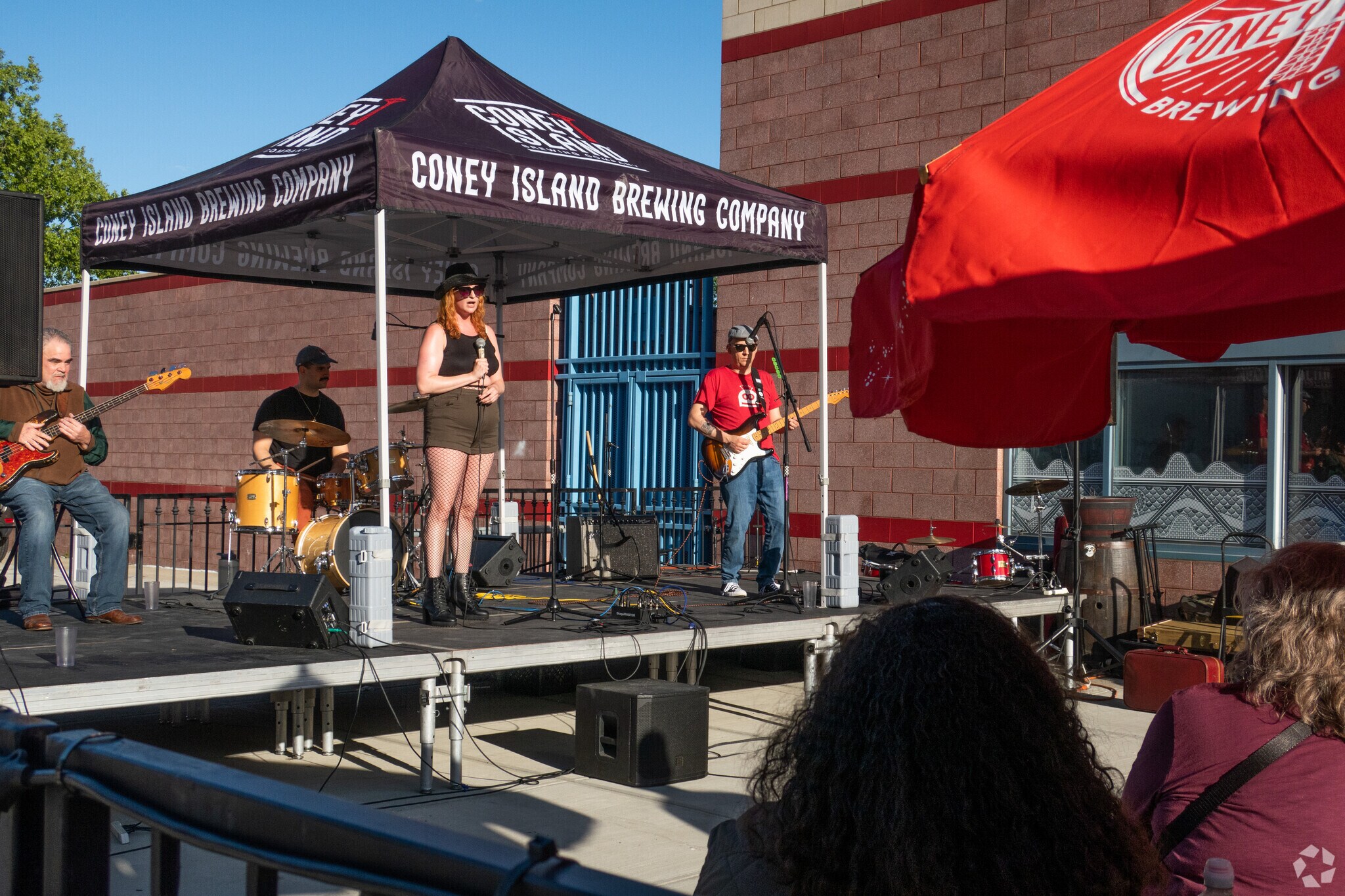 Local bands entertain at Coney Island Brewery's lively music nights.