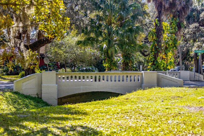 Swann Circle Park bridge is a great place for a walk.