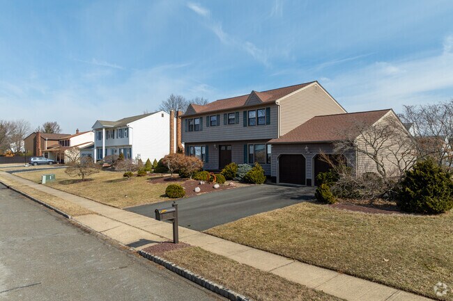 Homes in Kendall Park boast large lawns and are located on residential streets.