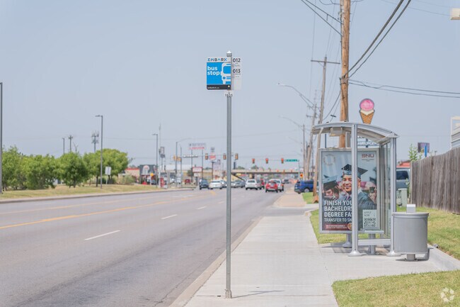 EMBARK bus stop is an easy commute options for residents of Mayfield.