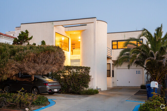 This home has a unique style along the beach in. Del Mar.