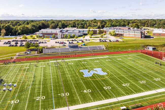 Medfield High School is renowned for its proficient education and sports programs.