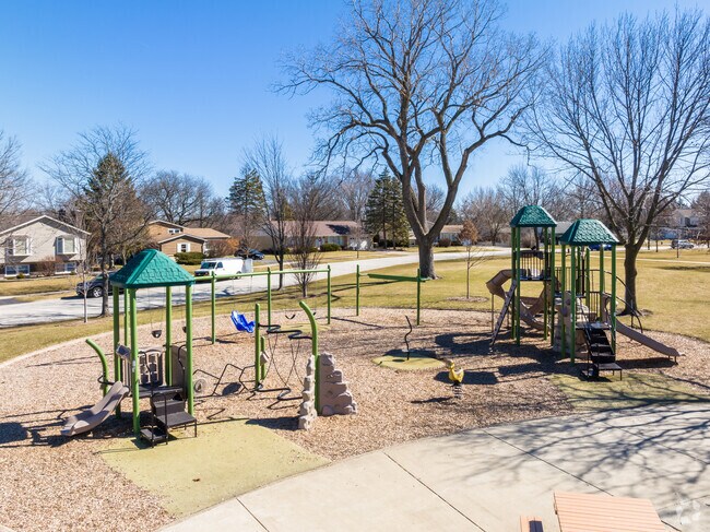 Children enjoy the playground at Raven Park in Berkley Park.