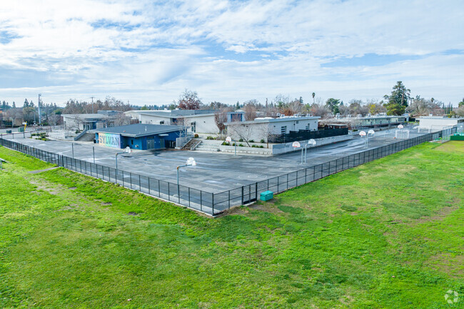 Play on the blacktop at Sylvan Middle School