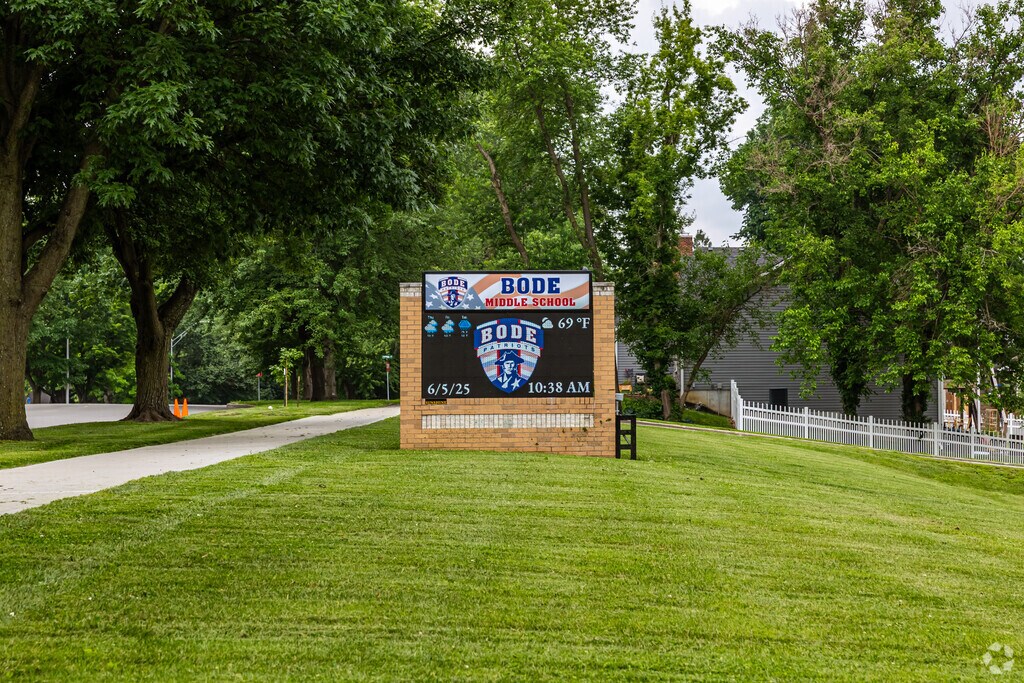 The student population of Bode Middle is 486 and the school serves 7-8.