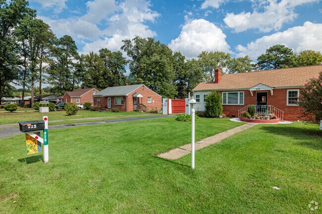 Well-kept classic ranch homes line the streets of Warwick, Richmond.