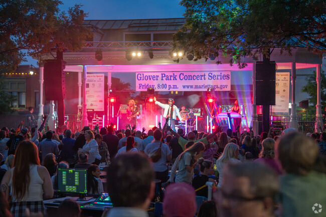 The Glover Park Concert Series hosts local bands, national bands, and musicians.